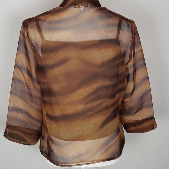 Collin Creek 3 piece Crop Pant Suit VGUC Made USA 4 - Picture 5 of 16